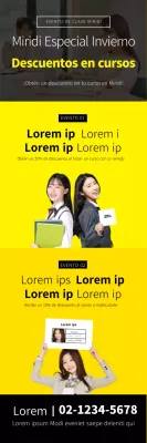 Amarillo negro foto aseado SATs escuela evento promoción