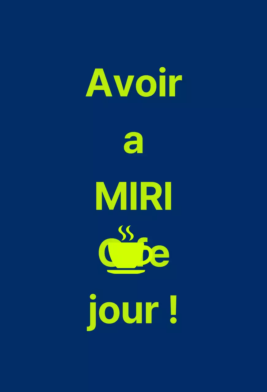 Café Ballette sur fond bleu marine