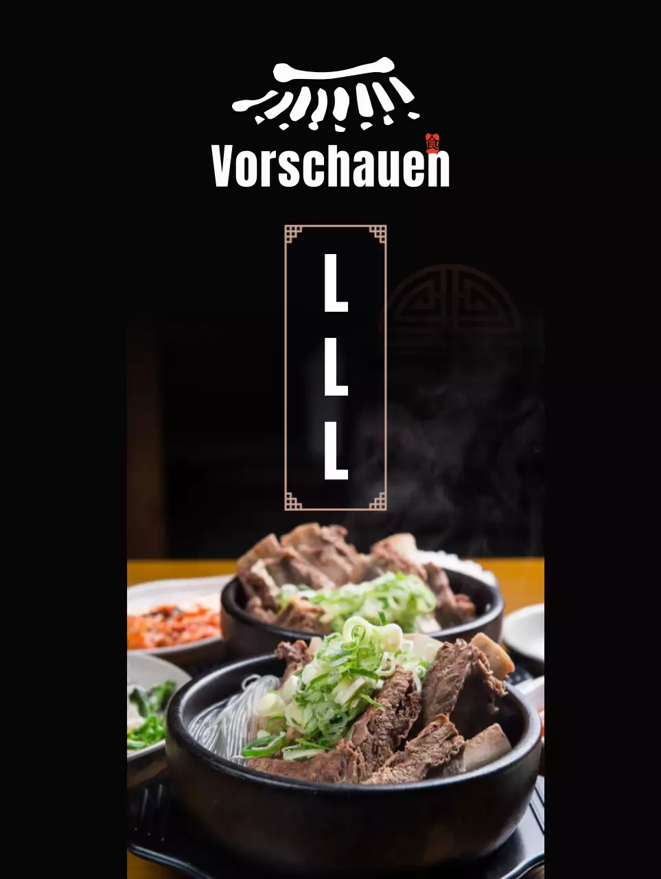 Traditionelle schwarze und braune Lebensmittel