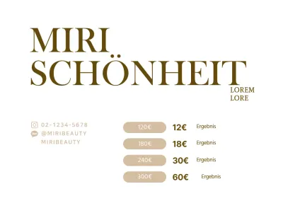 Brauner Luxus Beauty Shop Mitgliedschaftsführer Acrylständer für Beauty Shop