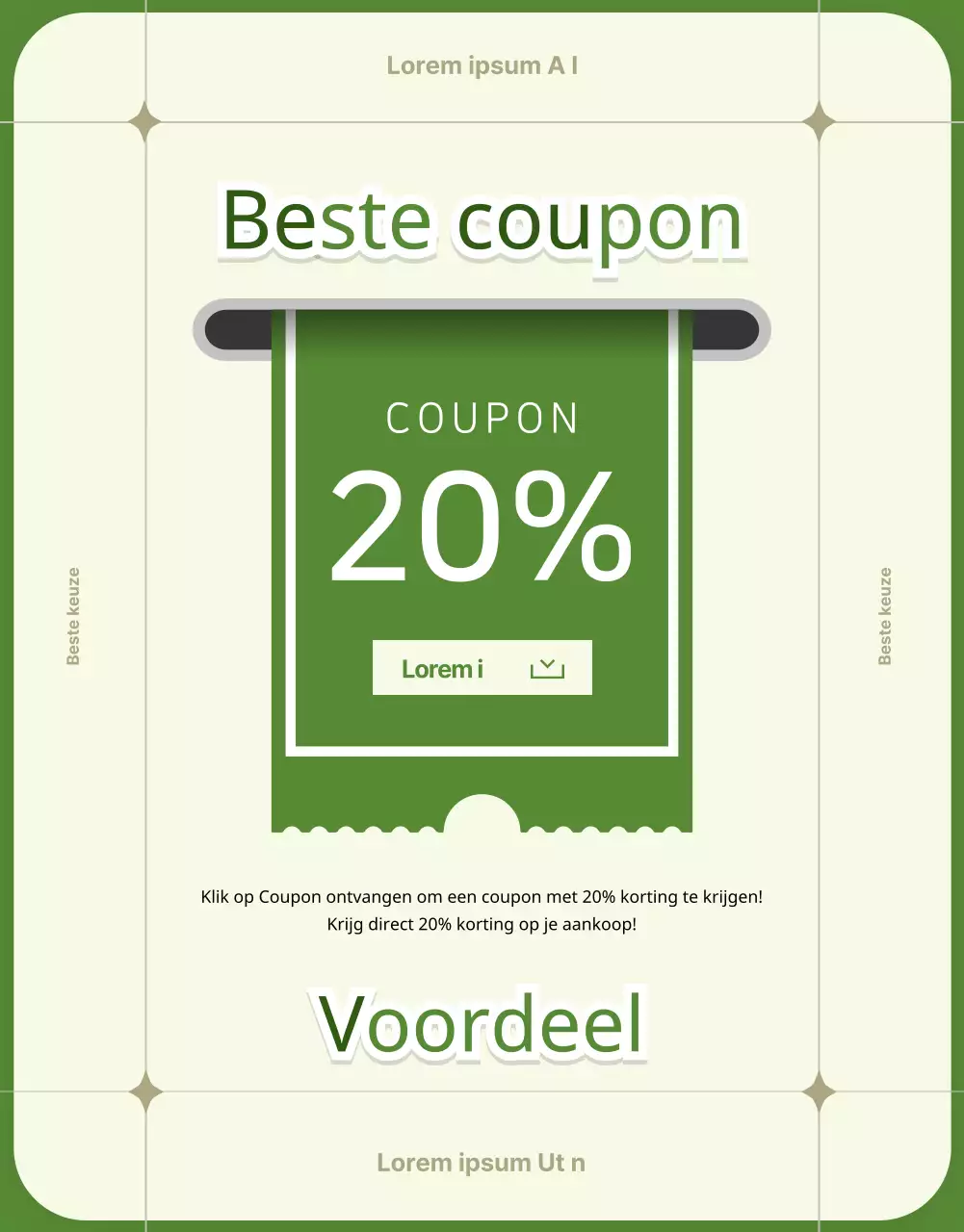 Vetplanten groen en beige detailpagina