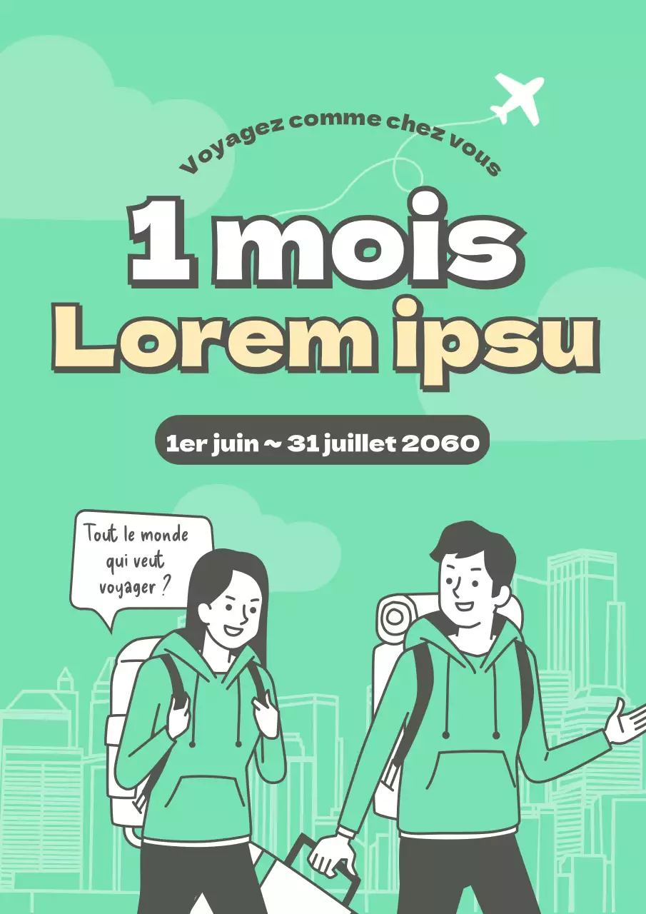 Recrutement pour le club de voyage vert