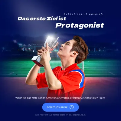 Erraten Sie die Protagonisten des ersten blauen und roten Tores