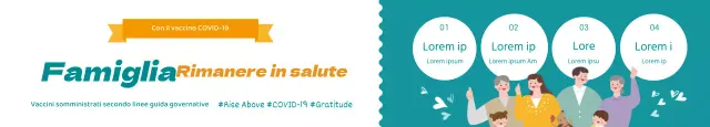 Illustrazione blu e gialla promozione vaccino pulito