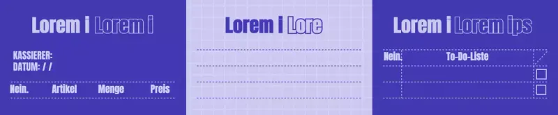 Einfaches Empfangskonzeptmuster in Marineblau und Lila