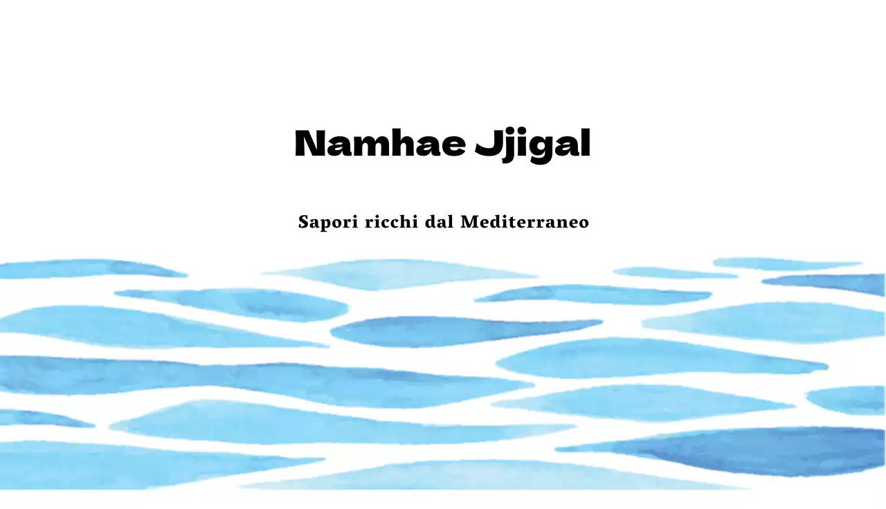 Illustrazione blu Bacchette acquerellate Delicatessen