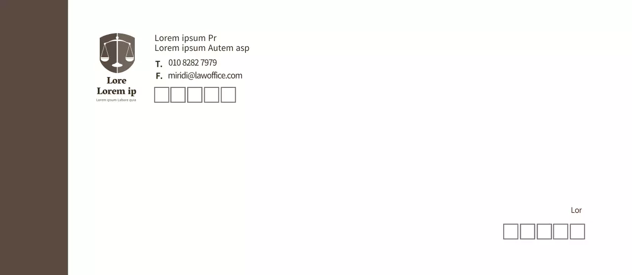 Moderne Wirtschaftskanzlei Brown