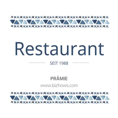 Restaurant-Aufkleber