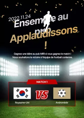 Encouragez le match sur fond de terrain de football