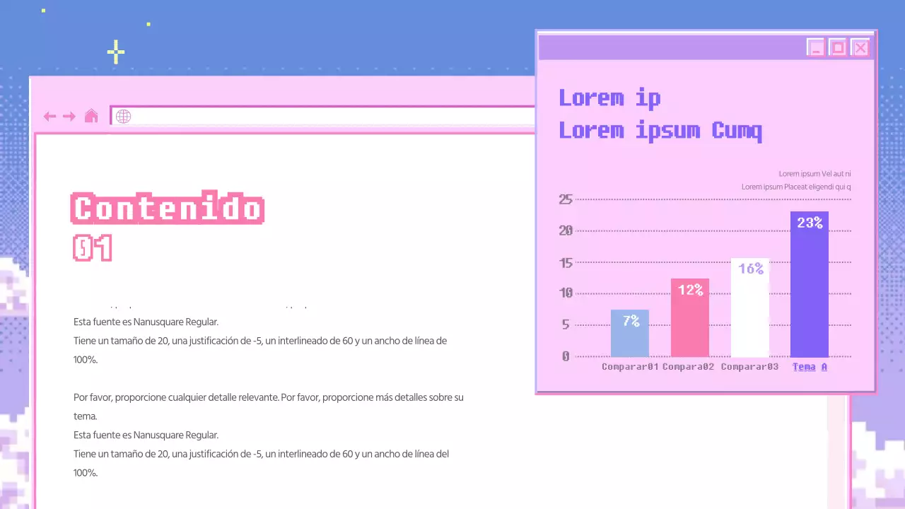 Diseño de gráfico de barras con concepto de cepillo rosa