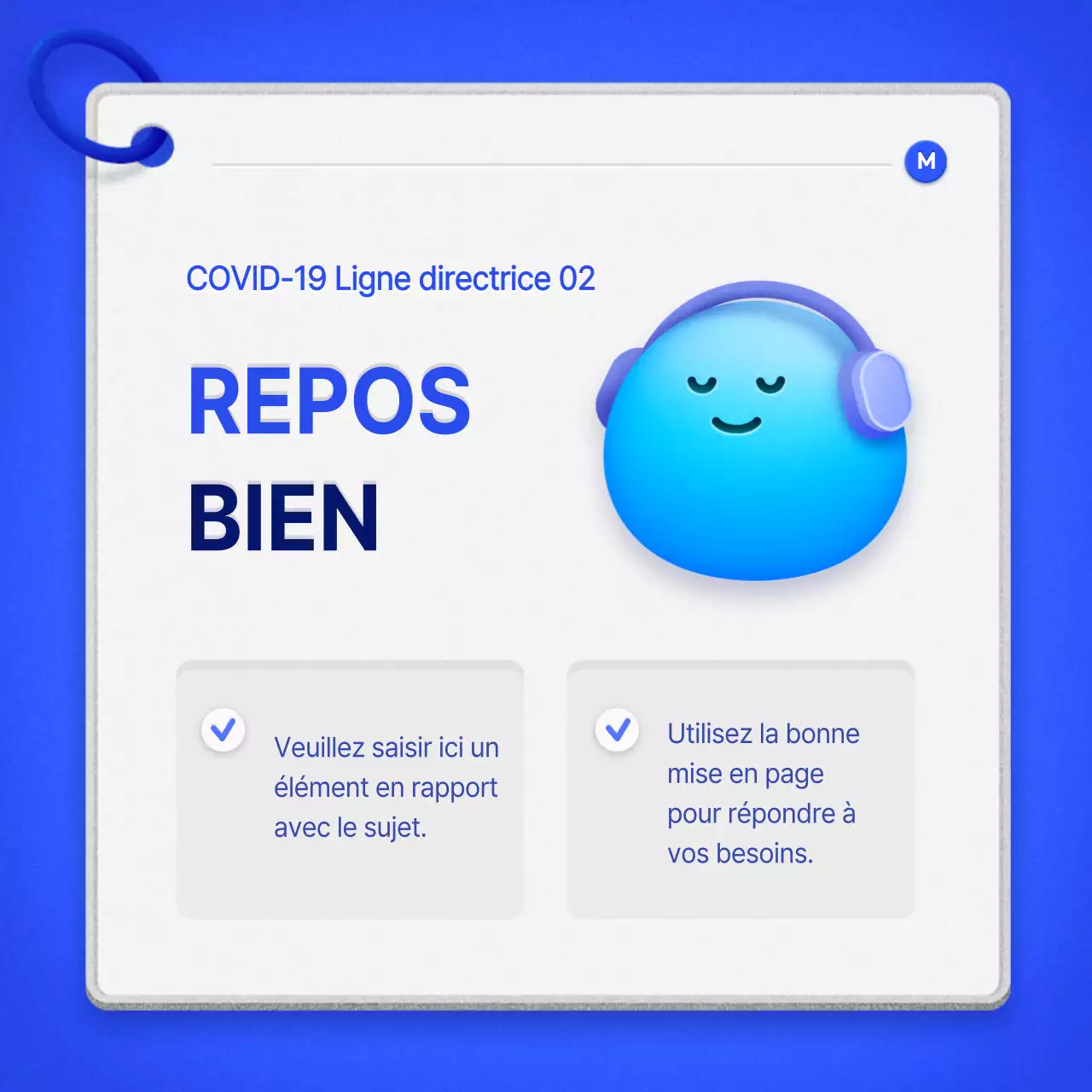 Un guide soigné des soins à domicile avec un concept de carte bleue