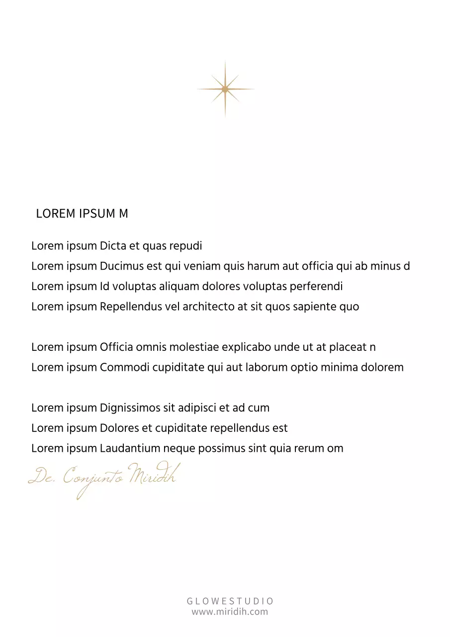 Elegante póster con diseño de agradecimiento al cliente en blanco