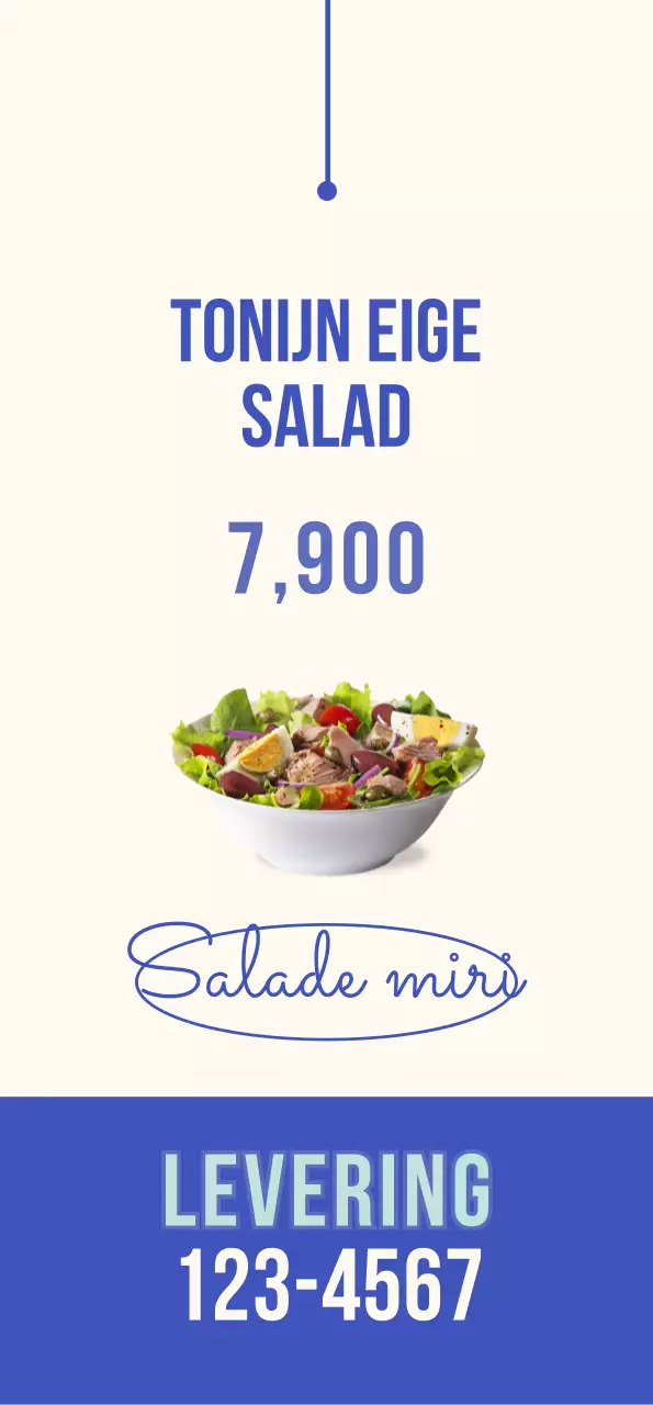 Een koele en verfrissende slabanner met blauwe accenten