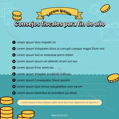 Consejos fiscales de fin de año en las redes sociales de Mint Colour