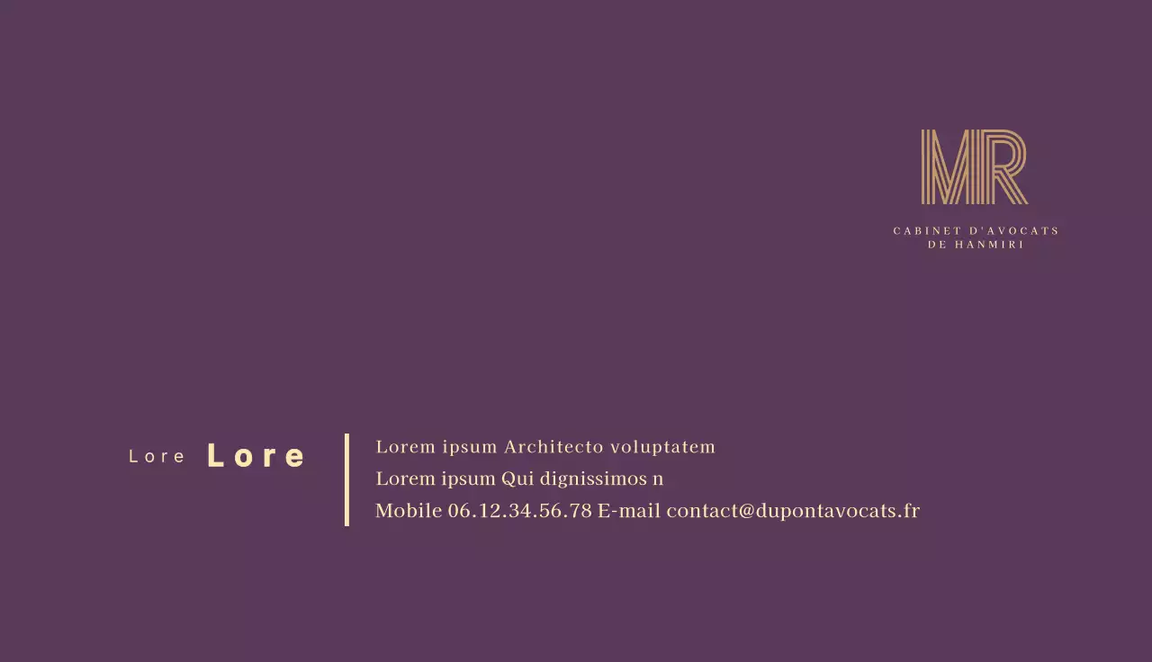 Avocat pourpre cabinet d'avocats