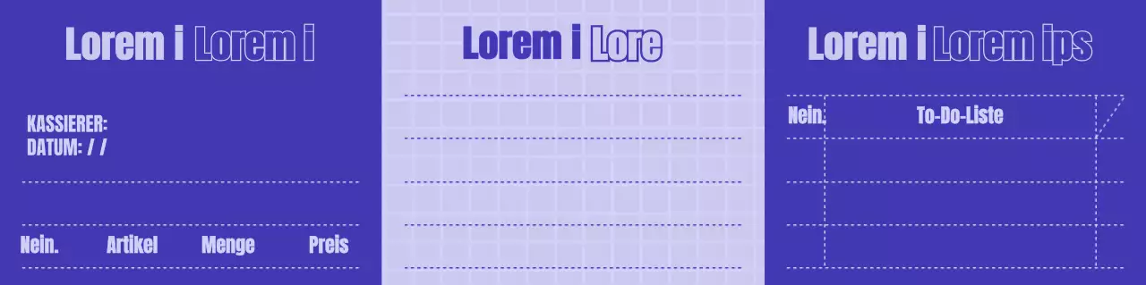 Einfaches Empfangskonzeptmuster in Marineblau und Lila