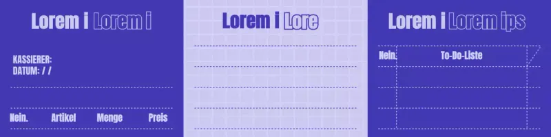 Einfaches Empfangskonzeptmuster in Marineblau und Lila