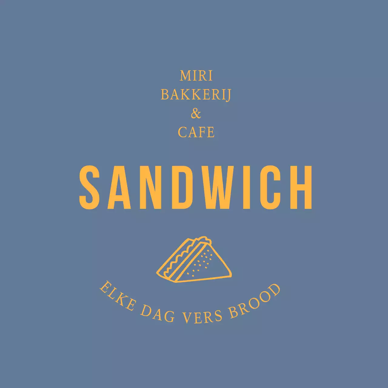 Bakkerij Sandwich Stickers