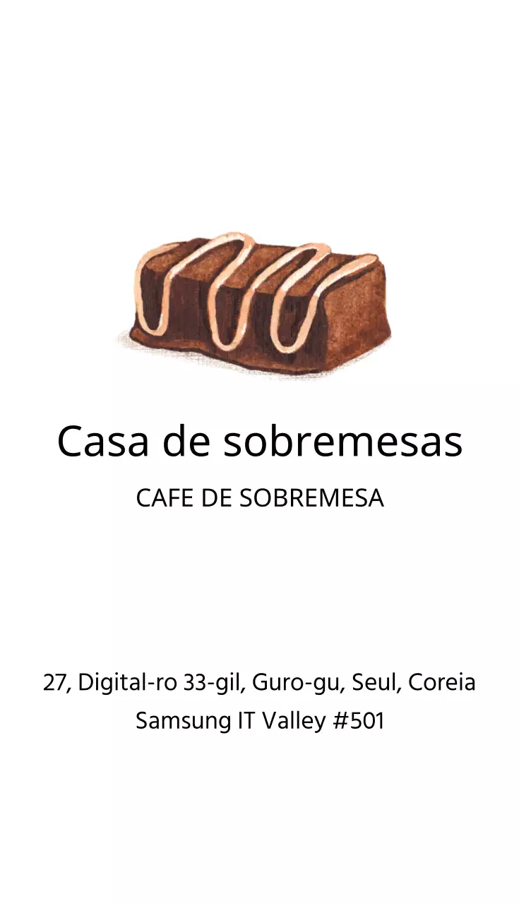 Sobremesas da casa