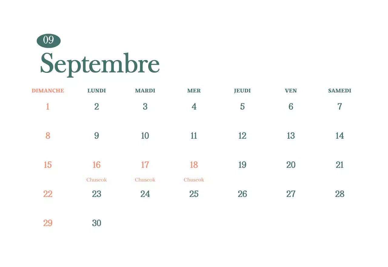 Calendrier des cafés avec recommandation de la boisson du mois