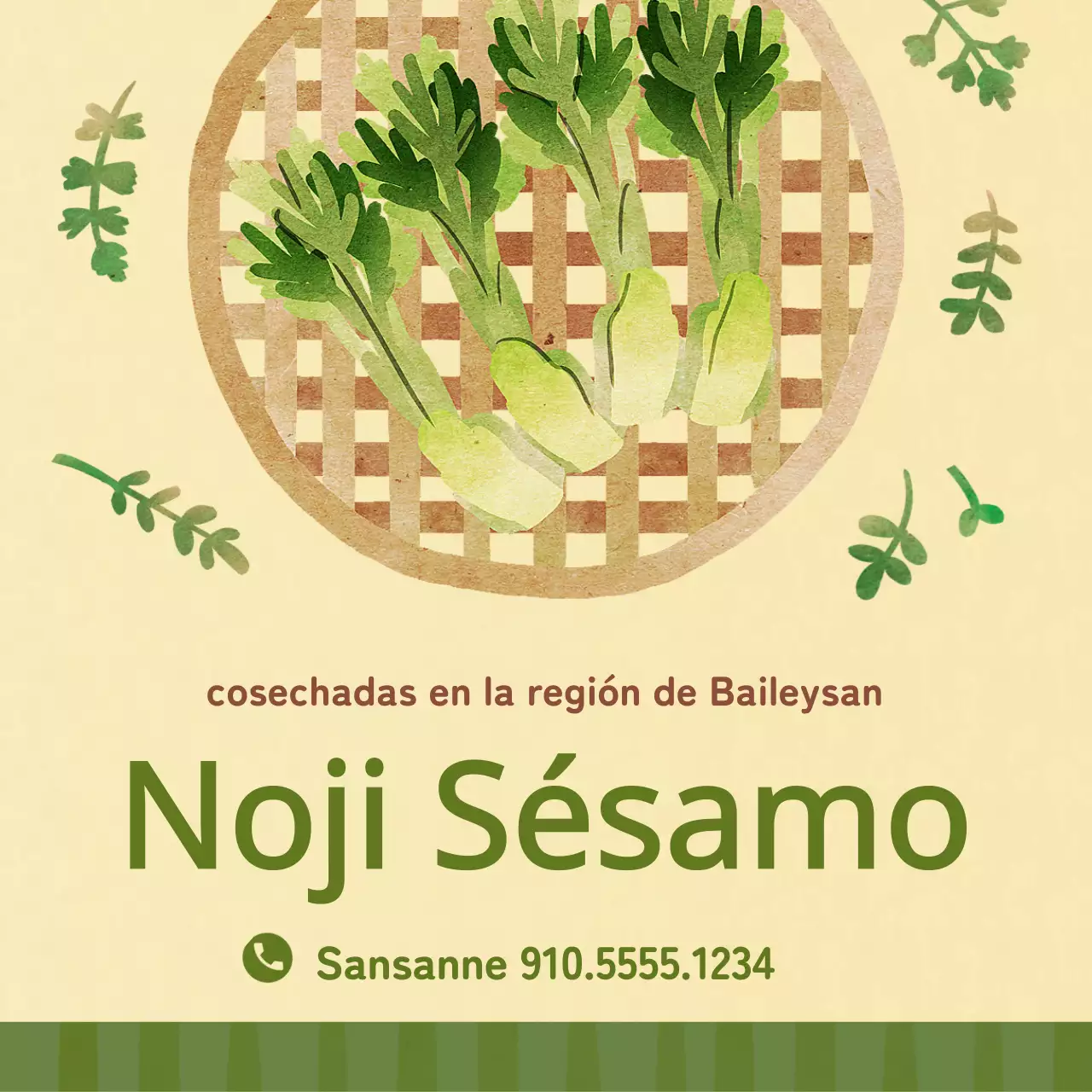 Concepto de ilustración en acuarela verde oliva y beige para un tema de venta de chales