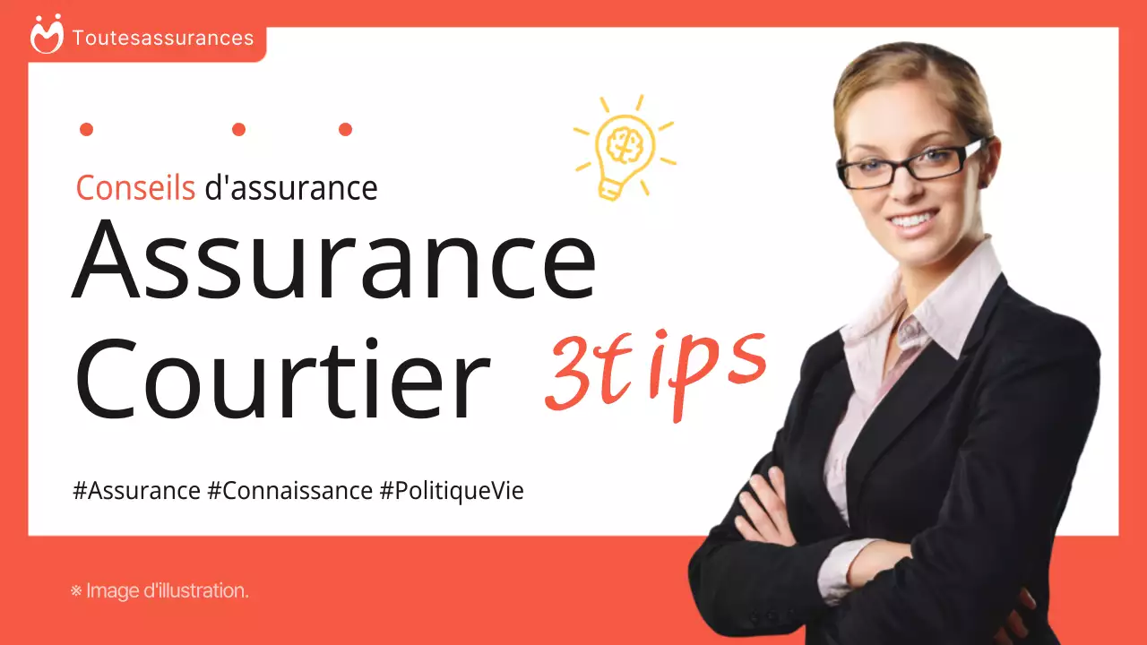 Une vignette Youtube avec des conseils simples sur l'assurance orange