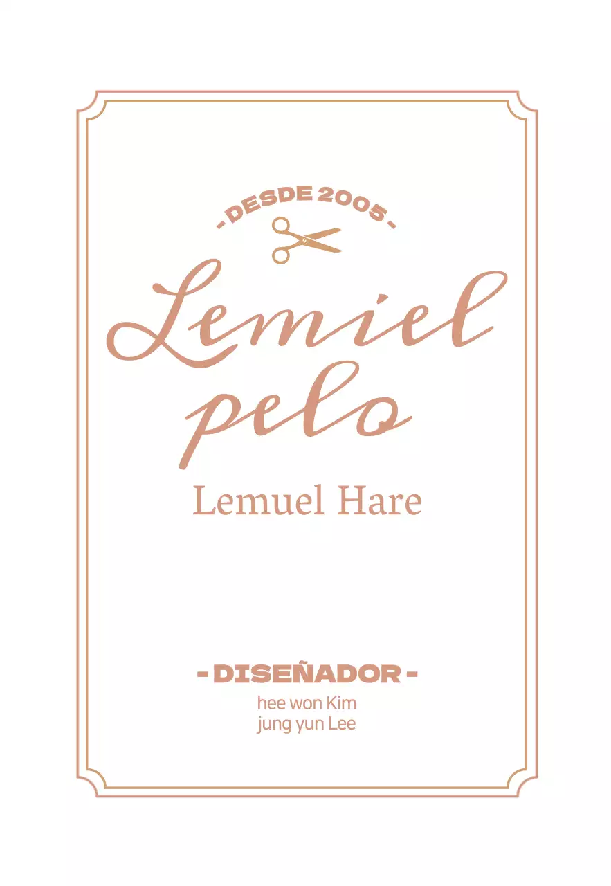 Letrero blanco de peluquería de lujo