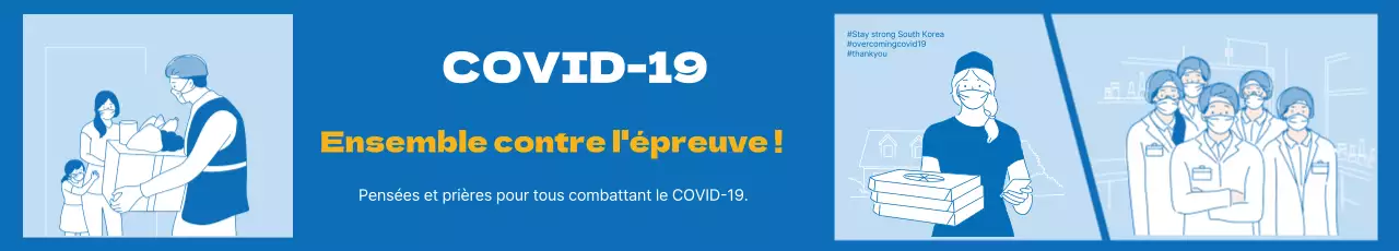 Illustration bleue propre corona cheer vaccin