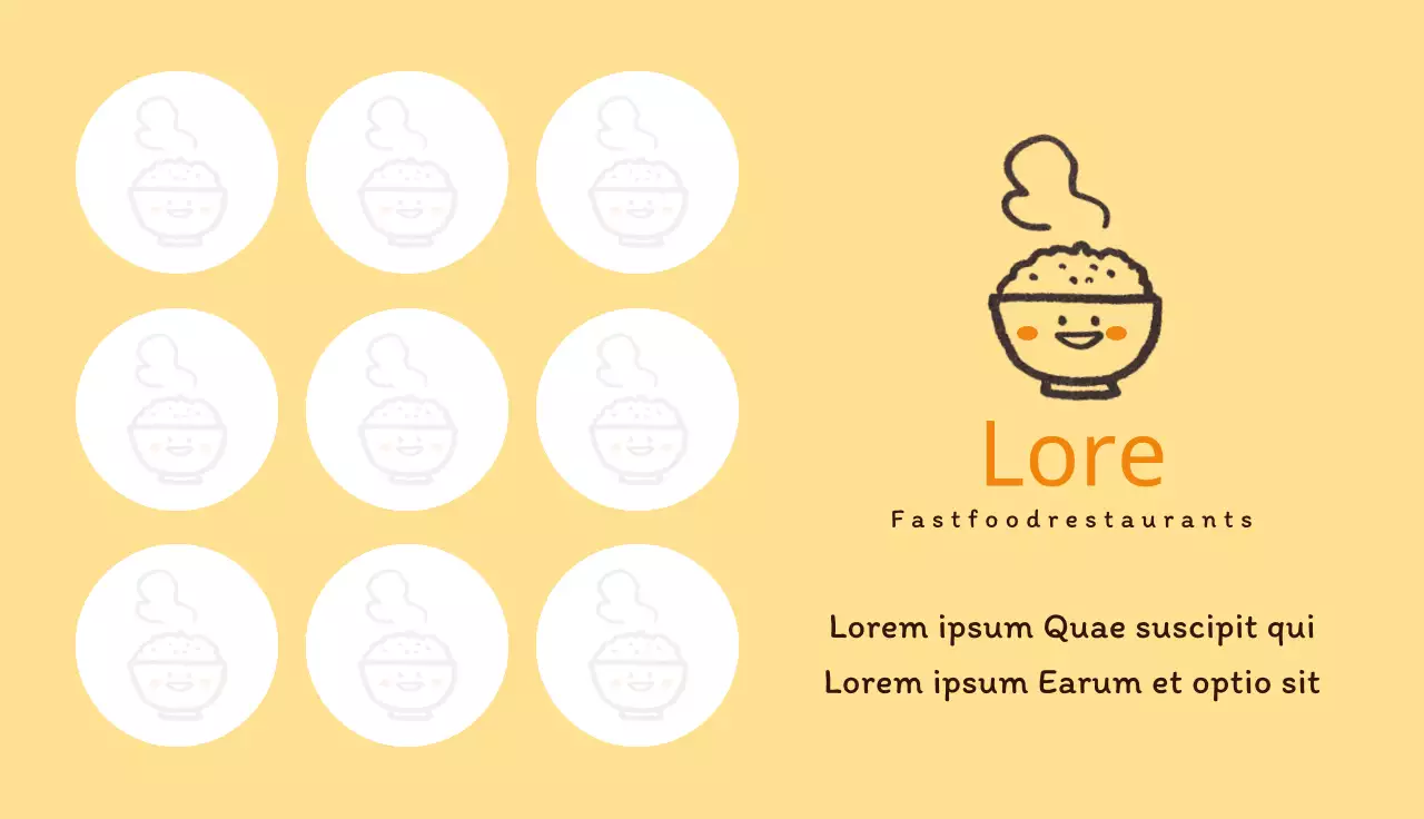 Leuke visitekaartjes voor snackwinkels