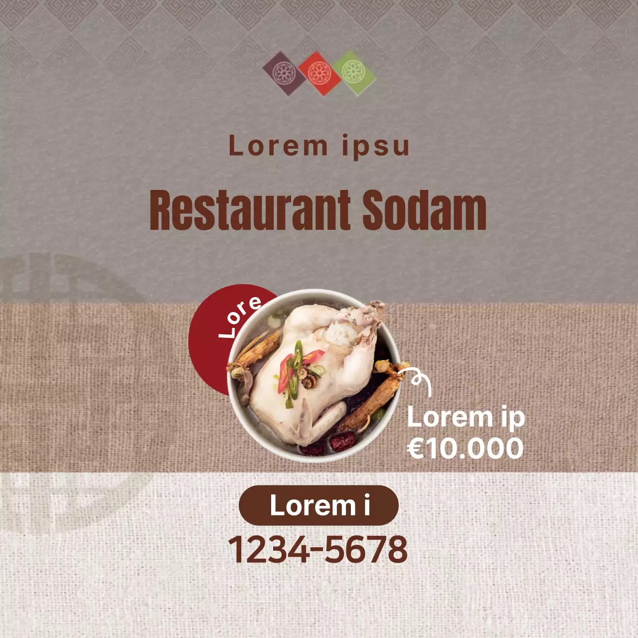 Bruine foto hoogtepunten Traditioneel restaurant Japanse soba noodles