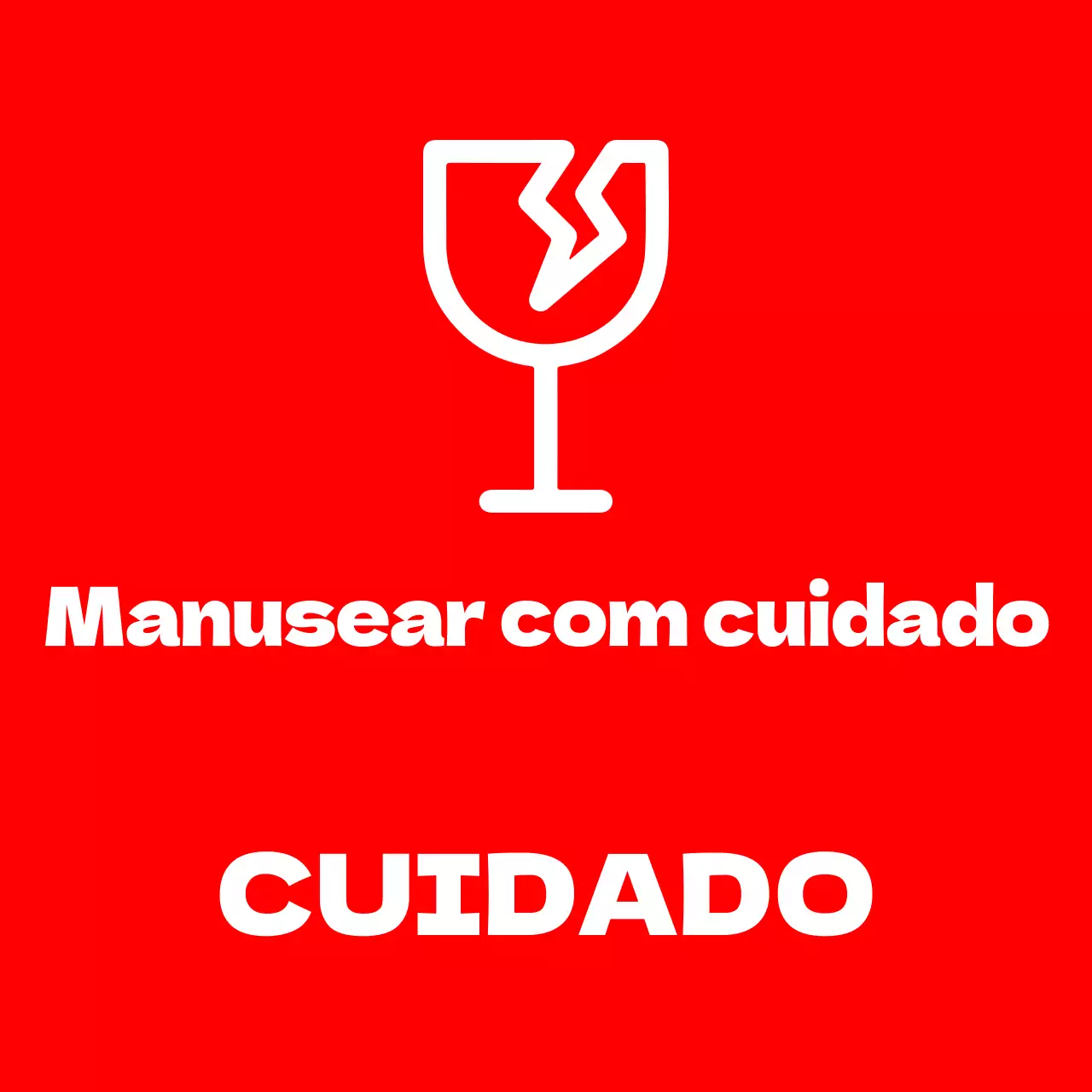 Manusear com cuidado