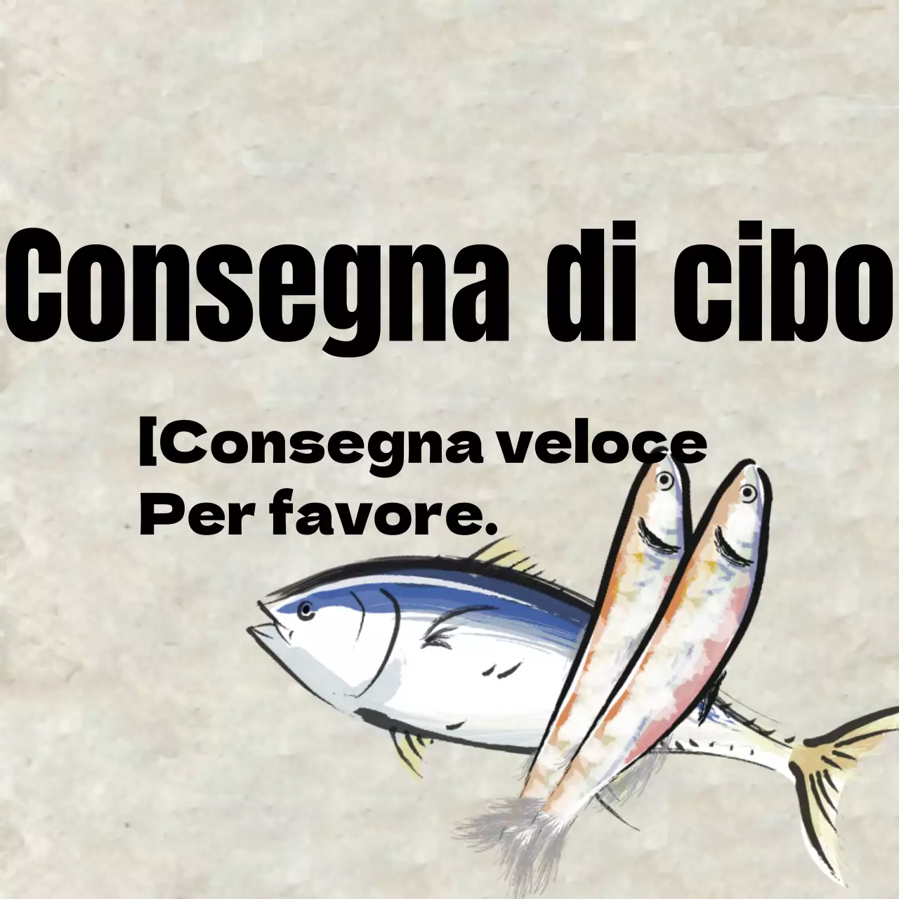 Consegna di cibo