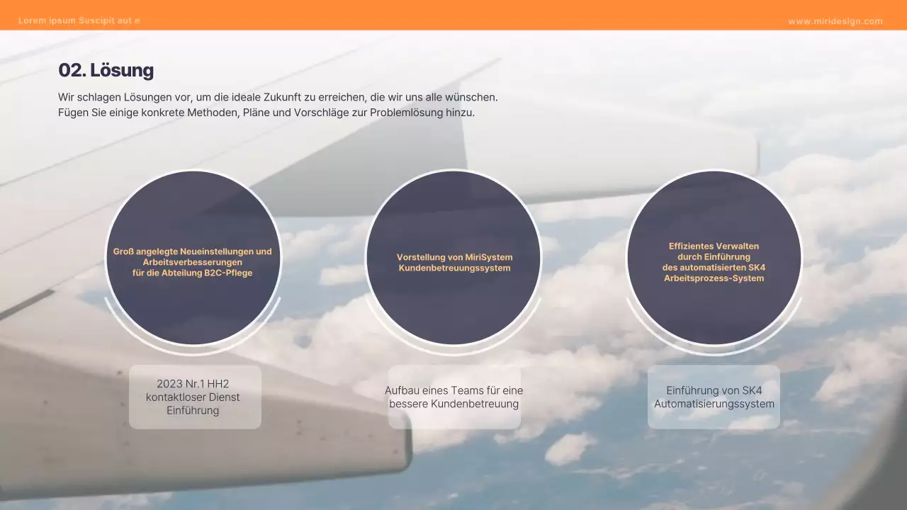 AltstadtThema luftfahrt Business Vorlage