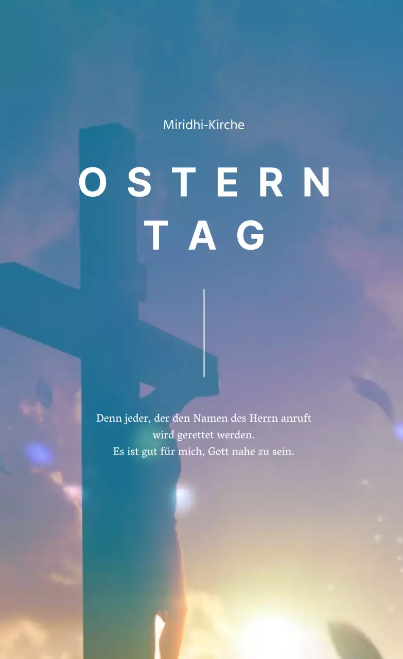 Ostern Kirche Kreis Aufkleber