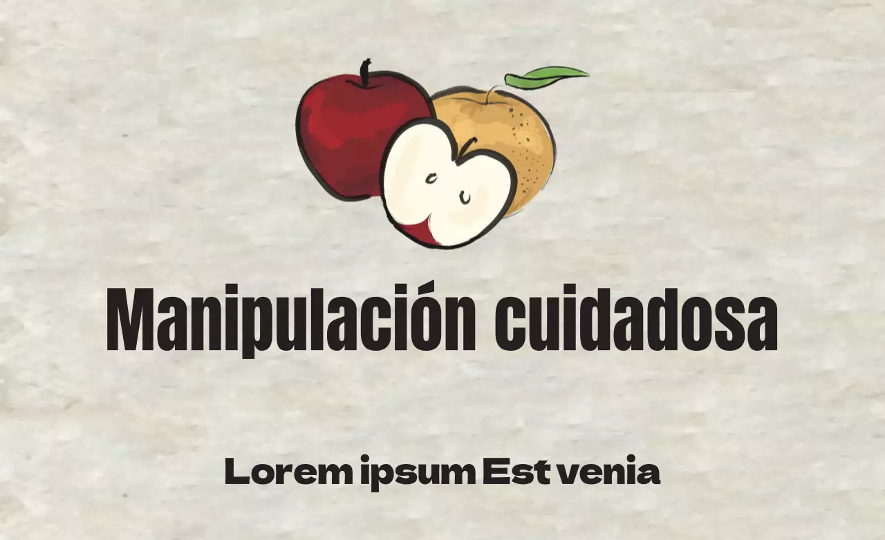 Manipulación cuidadosa
