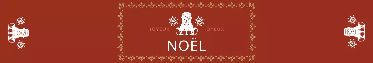 Logo rouge Cadeau d'hiver de Noël