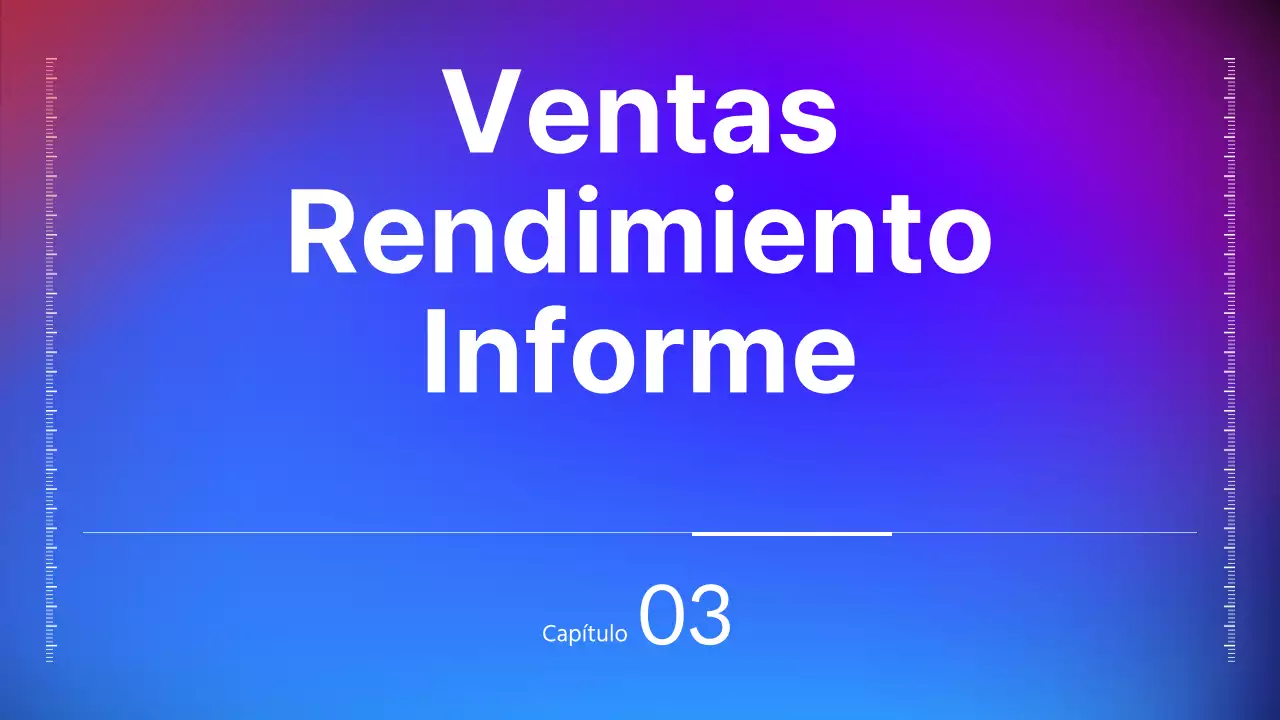 Presentación IR con gradiente negro, azul y rojo concepto de negocio