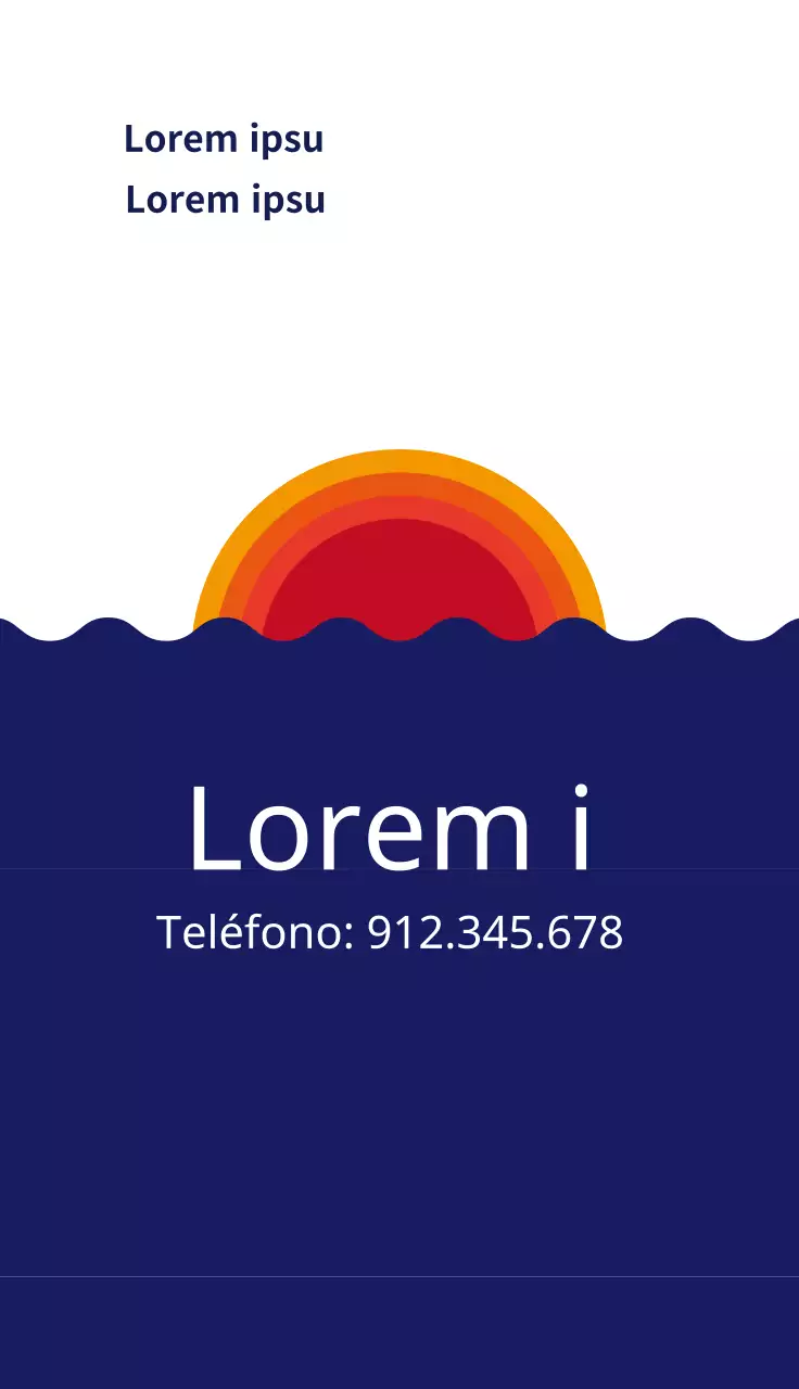 Lindo restaurante sashimi con ilustración azul