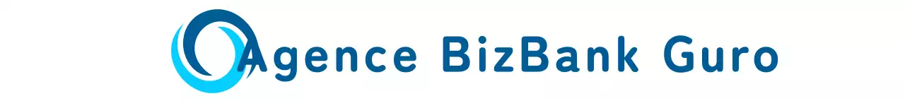 Faites la promotion de votre banque avec un logo épuré et des noms de succursales en bleu et bleu clair.