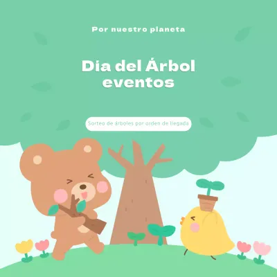 Actos del Día del Árbol Verde