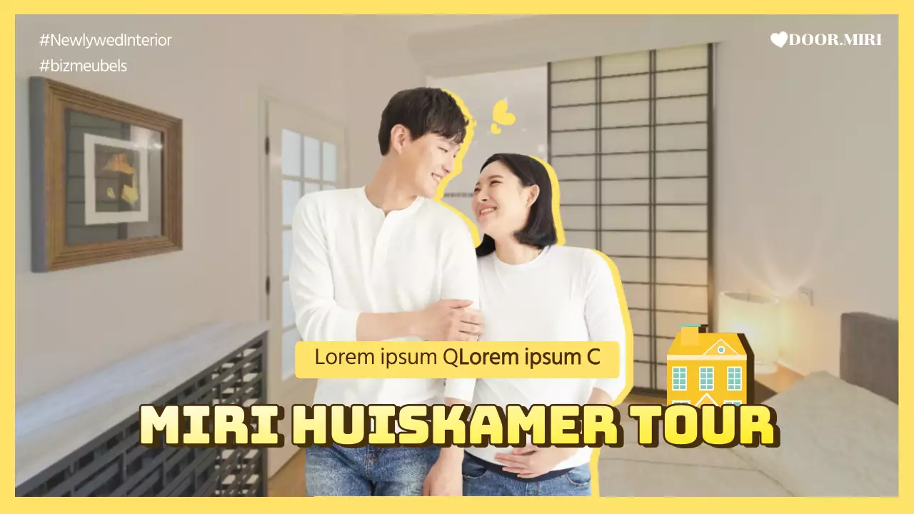 RoomTour Uvuit miniatuur in geel