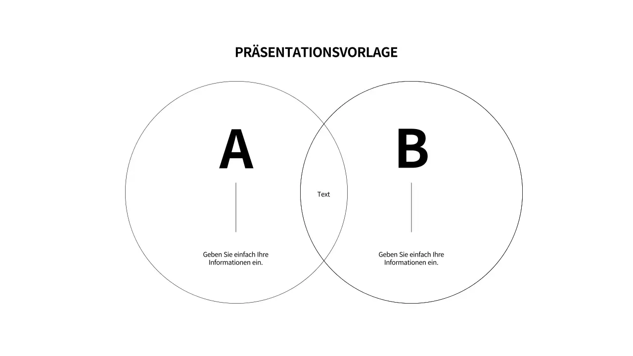Einfache schwarze Formen