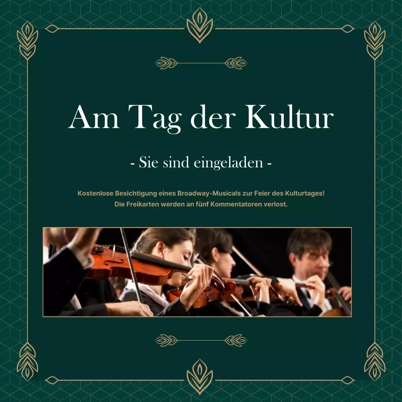 Einladungen zum Kulturtag