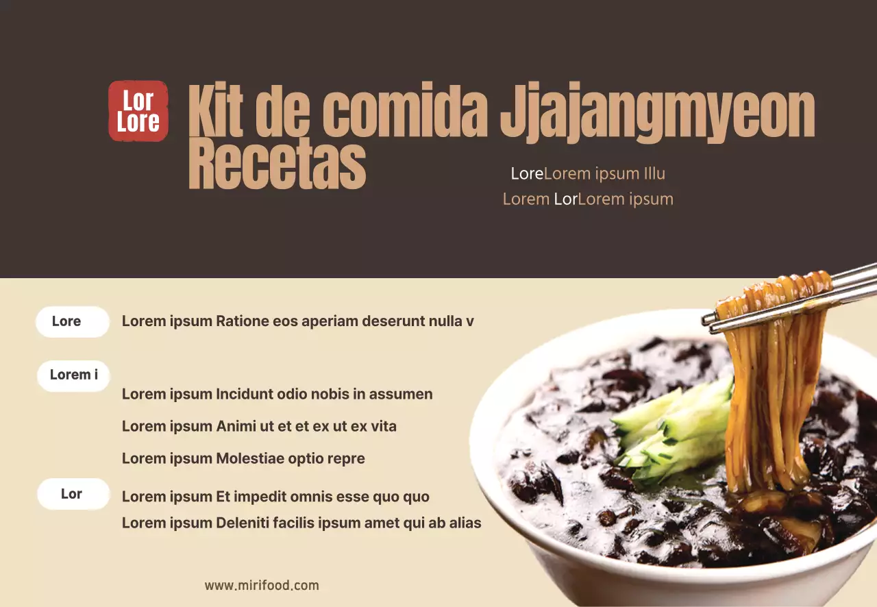 Fotografía de Alimentos Intensa Comida China Kit Receta Pastel de Arroz Memo