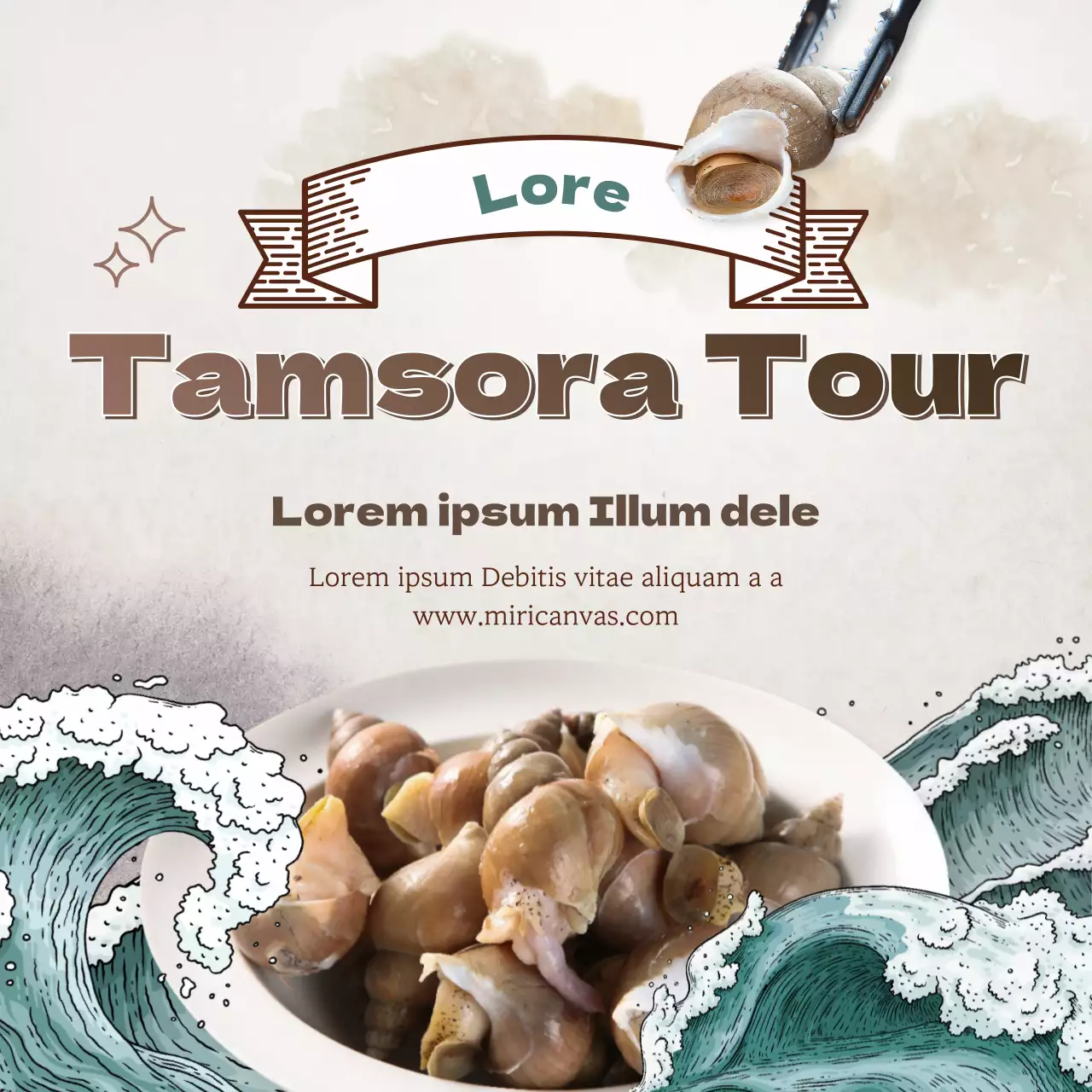 Das braun-blaue Restaurant Tamsora stellt sich vor