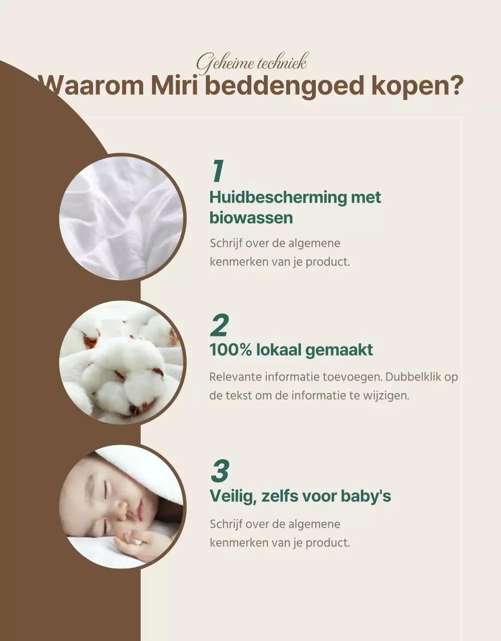 Luxe concept beddengoed in moderne bruintinten (meer)