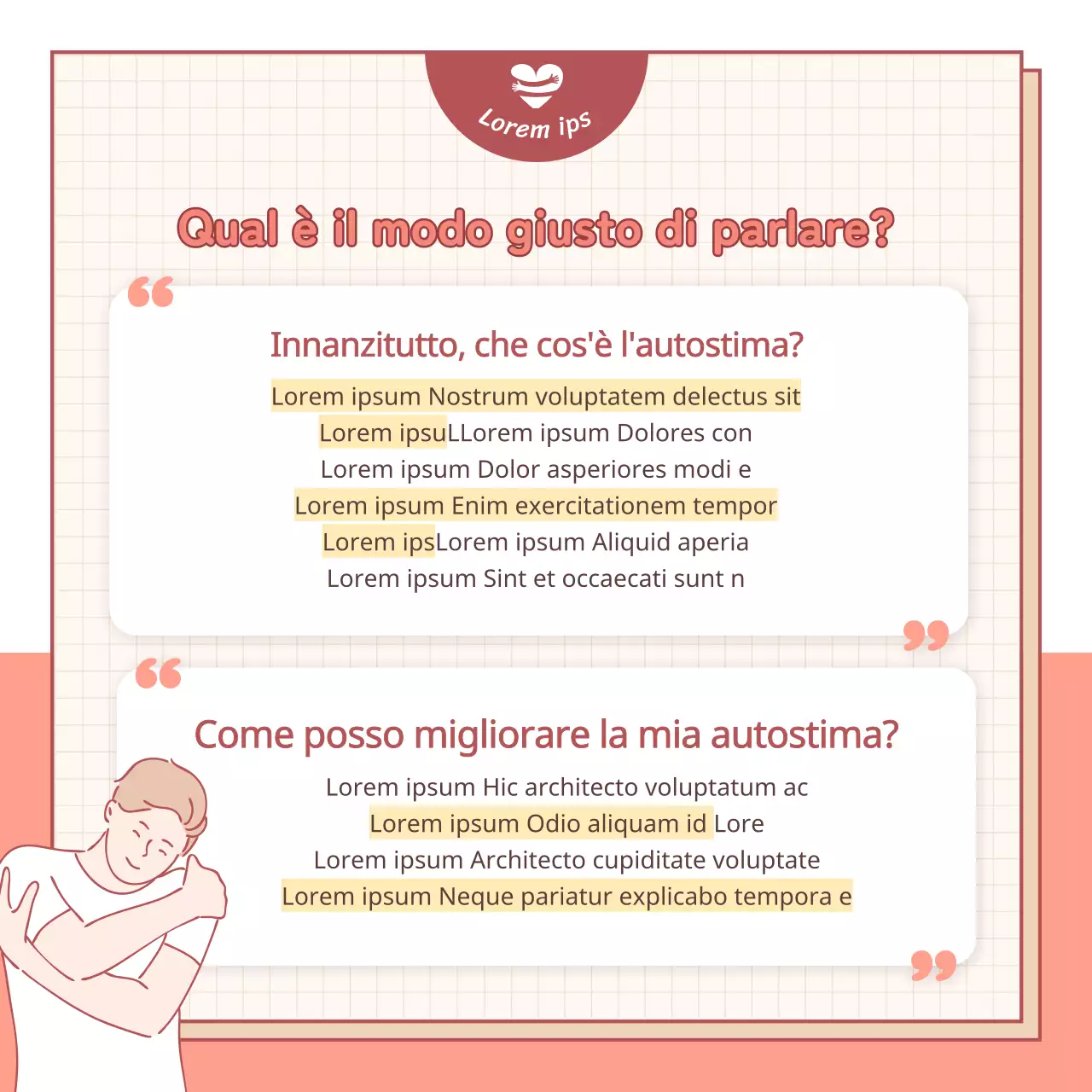 Libretto illustrato sulla famigliaDialogo concettuale genitore-figlio