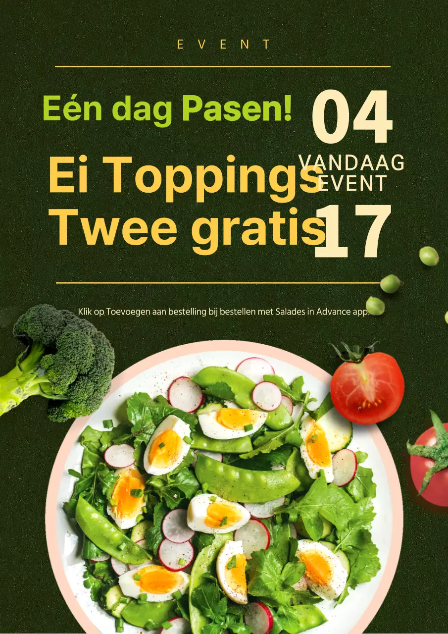 Salades in Blauw Evenementpagina