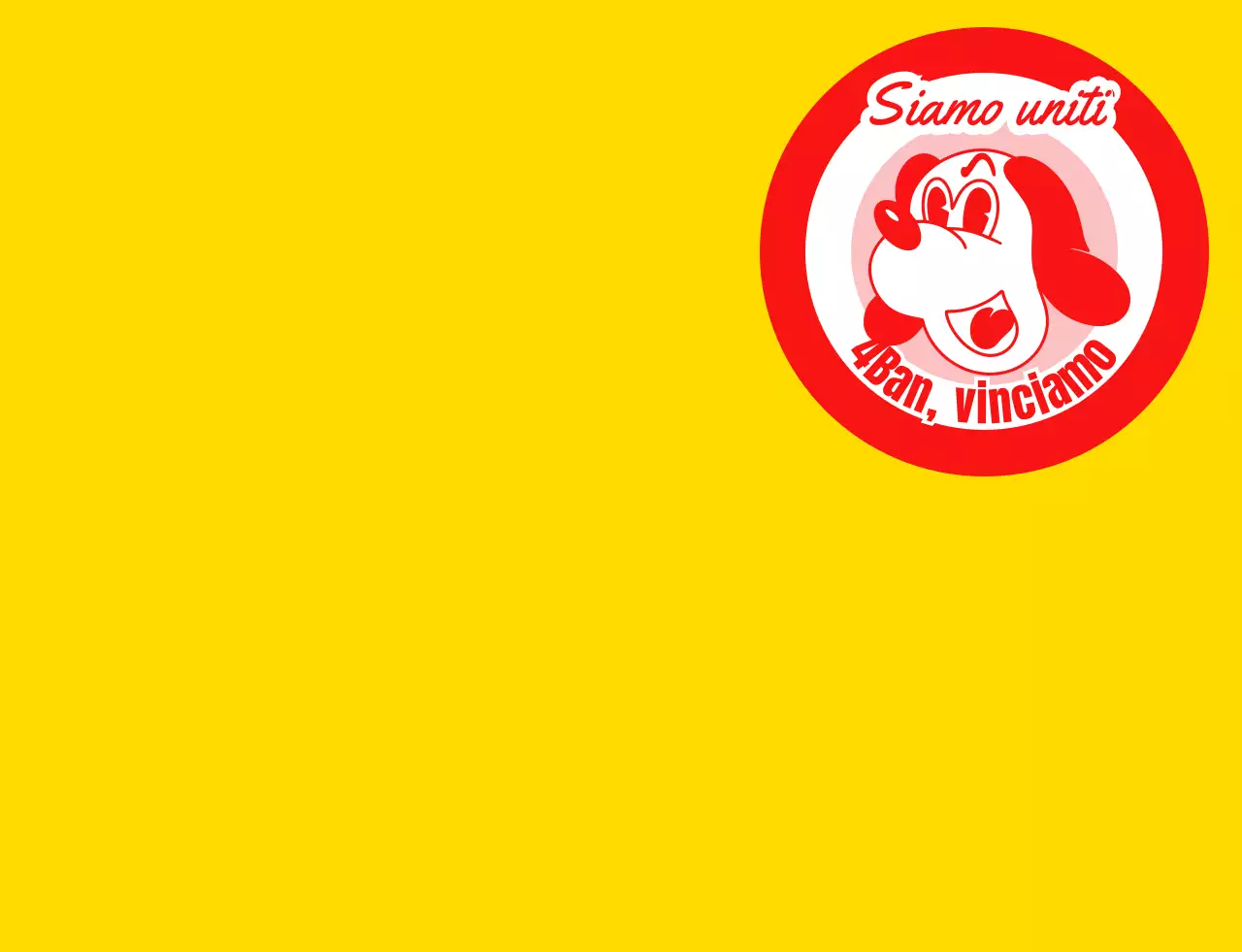 Maglietta per gruppi scolastici con illustrazione di un cucciolo in giallo