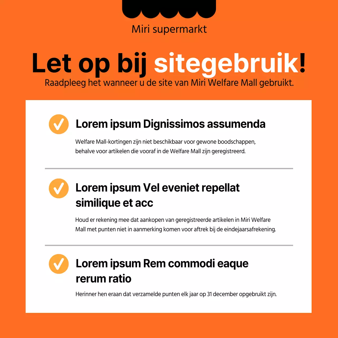 Opende een schoon zwart en oranje welzijnscentrum in huis